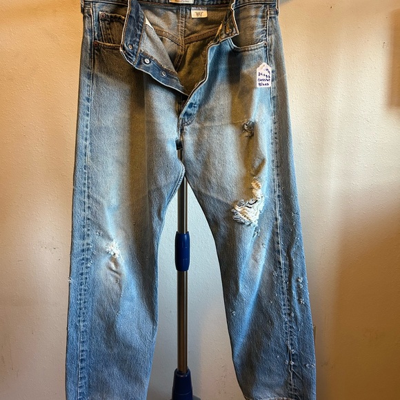 Embellished by RDG "Buckshot Blues"   sizes 32 thru 38 waist the inseam is 32 - Picture 12 of 14